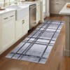 Modern Plaid Area Rug Large Washable Rugs for Living Room - 2 of 4