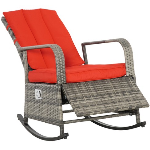 Resin wicker rocker hot sale