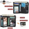 FATMOON Small Wallet for Women - RFID Blocking Compact PU Leather Bifold with 13 Card Slots & 3 ID Windows for Daily Use,Travel - 4 of 4