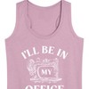Women's - Instant Message - I'll Be In My Office; Sewing Graphic Racerback Tank - 2 of 4