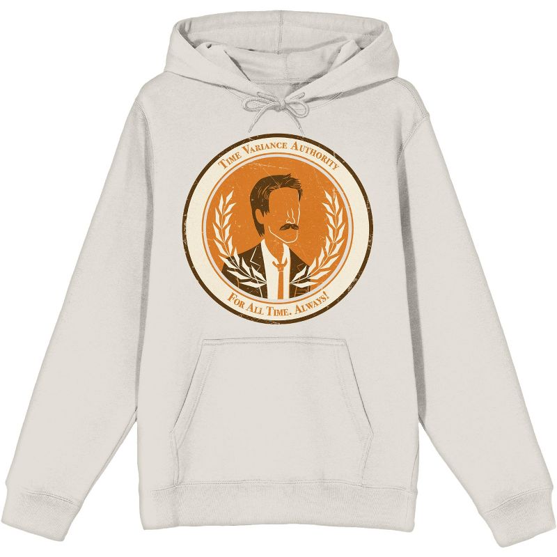 The Variance Authority For All Time Always Orange Logo Graphic Men's Packaged Hoodie  in Sand, 1 of 3