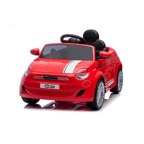 Fiat 500 ride cheap on electric toy car