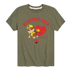 Boys' - Paw Patrol - Valentine's Heartbreaker Short Sleeve Graphic T-Shirt - 1 of 4