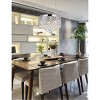 Elegant Lighting Tully 6 lights pendant in chrome - 2 of 4