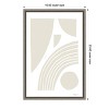 Amanti Art Reflecting Shapes Neutral by Statement Goods Canvas Wall Art Print Framed 16 x 23-in. - 3 of 4
