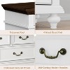 9 Drawers Dresser for Bedroom, Farmhouse Wood Chest of Drawers with Rustic Handle - 4 of 4