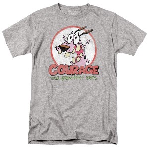 Courage The Cowardly Dog Vintage Courage Adult T-Shirt - 1 of 4