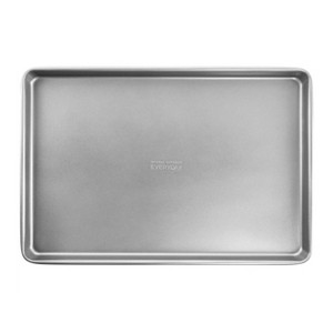 Gibson Bakeaway 13 x 9 Inch Nonstick Carbon Steel Cookie Sheet in Silver - 1 of 4