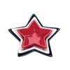 C&F Home Red, White & Blue Patriotic Star Shaped 3-Size Serving Dishes, Set of 3 - 3 of 4