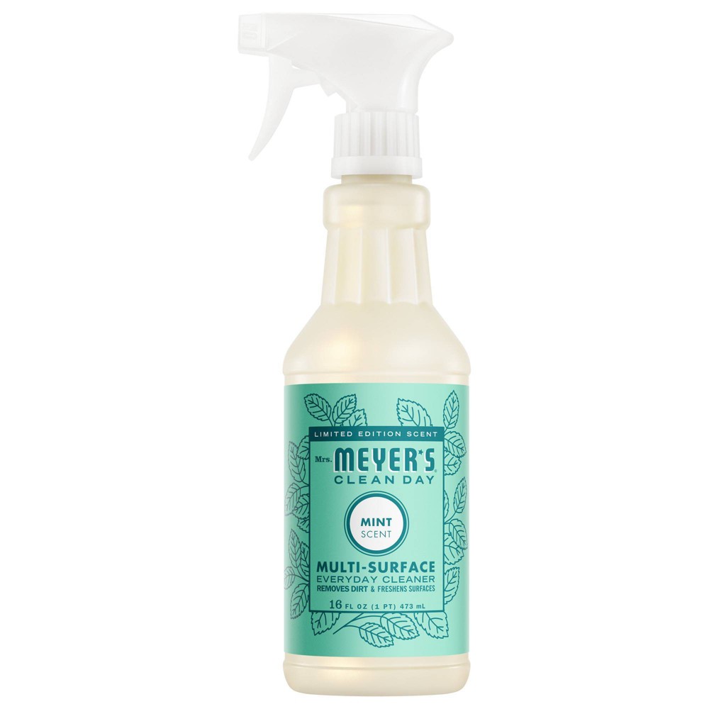 Mrs. Meyer's Clean Day Mint Liquid All Purpose Cleaner - 16 fl oz: Paraben-Free, Phthalate-Free, Animal By-Product-Free