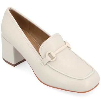 Journee Collection Womens Nysaa Low Heel Square Toe Pumps