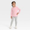 Toddler Girls' Long Sleeve Solid T-Shirt - Cat & Jack™ - 3 of 3