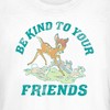 Juniors Womens Bambi Be Kind to Your Friends T-Shirt - 2 of 4