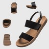 Alpine Swiss Beth Womens Flat Sandals Two Strap Buckle Sandals Summer Comfort Shoes - image 2 of 4