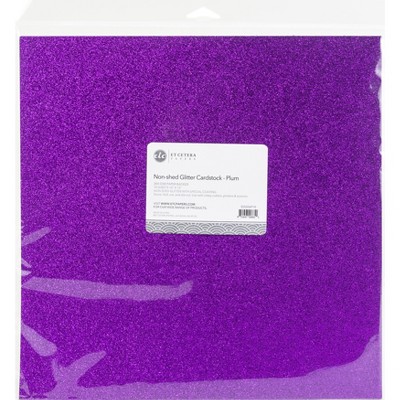 Etc Papers Non-shed Glitter Cardstock 12