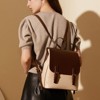 BEAFUP Mini Leather Backpack for Women,Stylish & Convertible Small Backpack Purse with Adjustable Strap,Durable Travel Daypack - 2 of 4