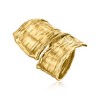 Ross-Simons Italian 18kt Gold Over Sterling Lined Bypass Ring - 3 of 4