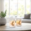 Lumabase 2ct Battery Operated LED Glass Candles with Moving Flame Angels - 4 of 4
