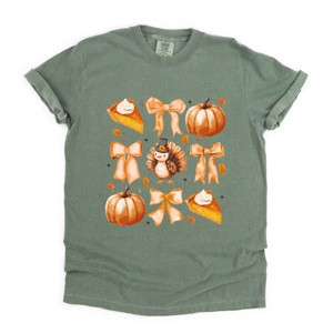 Simply Sage Market Coquette Turkey Pie Garment Dyed Tee - 1 of 4