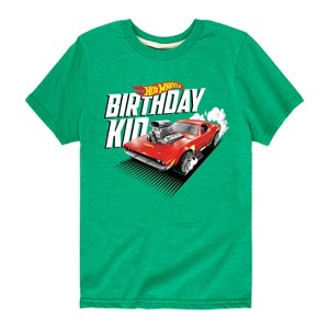 Boys' - Hot Wheels - Birthday Kid Short Sleeve Graphic T-Shirt - 1 of 3