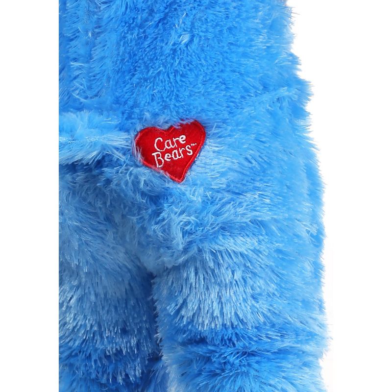 HalloweenCostumes.com Care Bears Grumpy Bear Costume for Infants, Blue Bear One-piece for Babies, Fuzzy Bear Jumpsuit for Halloween., 4 of 5