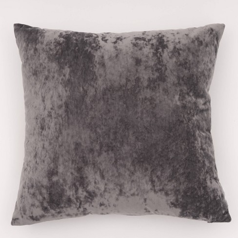 SPECIAL DEAL  2 Metallic BLACK & 2 SILVER  Crushed Velvet 18 inch Cushion Covers 