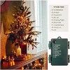 Swtroom 16.4ft White Christmas Tree String Lights 4 Pack  Christmas Fairy Lights with 8 Modes Battery Operated Indoor Outdoor Waterproof Lights - 2 of 4