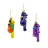 Kurt Adler Glass Christmas Ornament, Grateful Dead Bears, 4.25in (Pack of 3) - 3 of 3