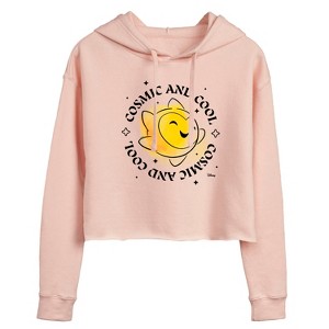 Women's - Disney - Cosmic Cool Star Cropped Graphic Hoodie - 1 of 3
