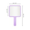 Unique Bargains Portable Square Handheld Mirror 1 Pc - 2 of 4