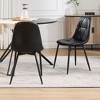 NicBex Modern Upholstered Faux Leather Dining Chairs Set of 2/4 with High Backrest,Stylish Office Chairs,Living Room Side Chairs - 2 of 4