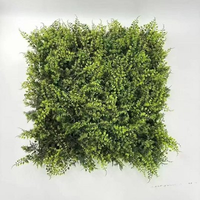 Artificial Grass Wall Panels,20"x 20" Artificial Plant Wall Panels with Daisy Fake Greenery Leaf Hedge for Outdoor,Indoor,6/12/16 Pack