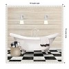 Amanti Art Bathroom I by Elizabeth Medley Canvas Wall Art Print Framed 16 x 16-in. - 4 of 4