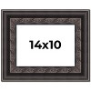 PosterPalooza | Photo Size 3.5" Wide Ornate Black Frame - UV Acrylic, Foam Board Backing, Hanging Hardware - 2 of 4