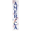 Northlight Patriotic "America" Fireworks Wooden Porch Board Sign Decoration - 36" - 4 of 4