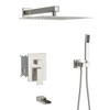PAGED Shower System with Waterfall Tub Spout Modern Square Shower Head with Rough-in Valve for Bathroom, Restroom - 3 of 4