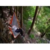 The Hamptons Collection 128" Gray and Orange Heavy Duty Lightweight Traveler’s Nylon Hammock - 3 of 3