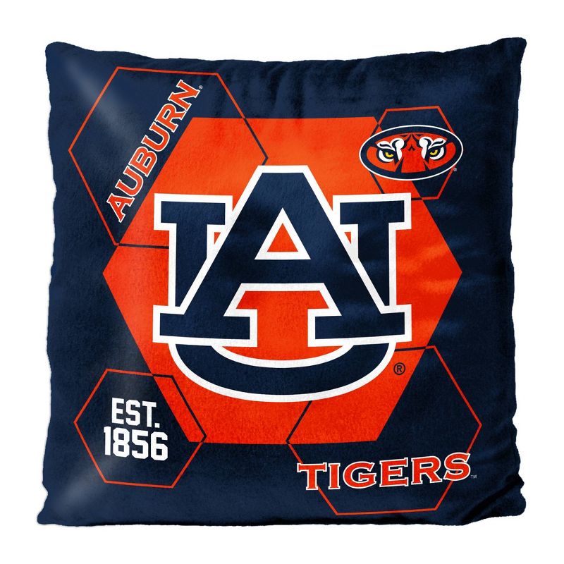 NCAA Auburn Tigers Connector Velvet Reverse Pillow, 1 of 4