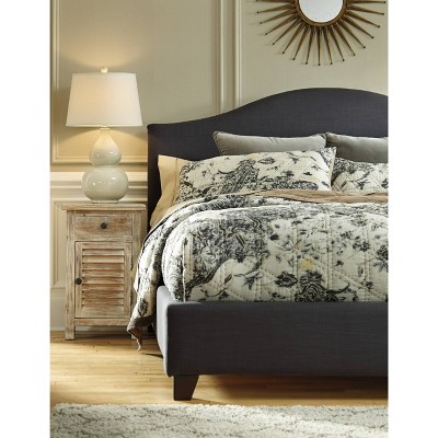 Cream Double Gourd Ceramic Table Lamp with Hardback Shade
