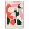 Art Remedy Scattered Petals Shapes Contemporary Shapes Abstract Wall Art Framed - 2 of 4