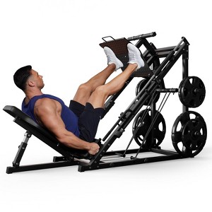 Leg Press Machine, 45 Degree for Home Gym, Professional with Linear Bearing & Solid Steel Pipe, Lower Body Strength Training - 1 of 4