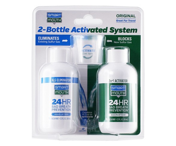 SmartMouth Original Activated Breath Rinse 2-Bottle System
