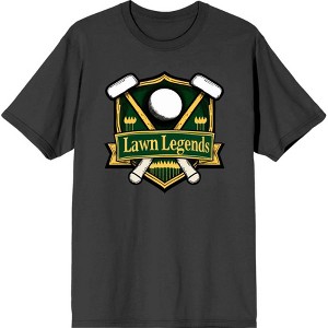 Croquet "Lawn Legends" Mallets and Ball Adult Crew Neck Short Sleeve Tee - 1 of 2