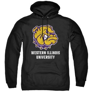 Western Illinois University Official Distressed Primary Adult Pull-Over Hoodie - 1 of 4