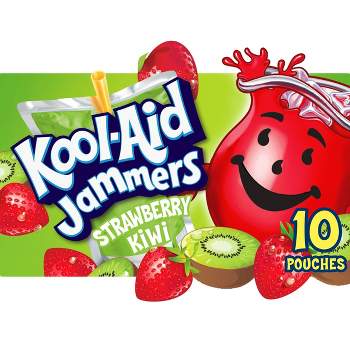 Kool-Aid Jammers Strawberry Kiwi Juice Drinks - 10pk/6 fl oz Pouches