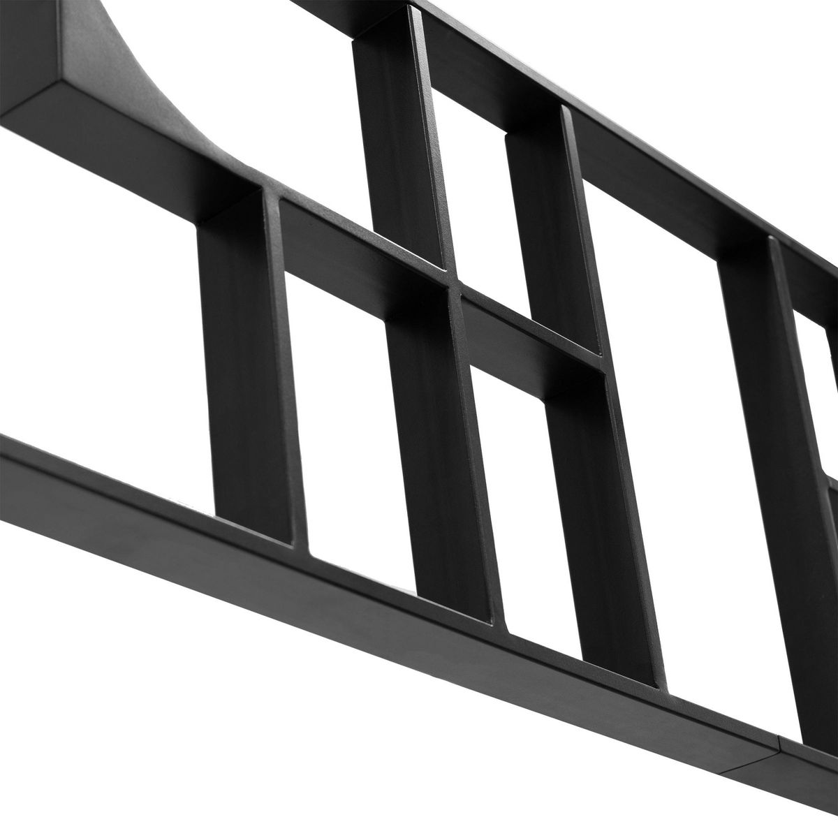 ACHLA Designs 98" Spiked Ground Stakes Wrought Iron Arbor - thumbnail 4