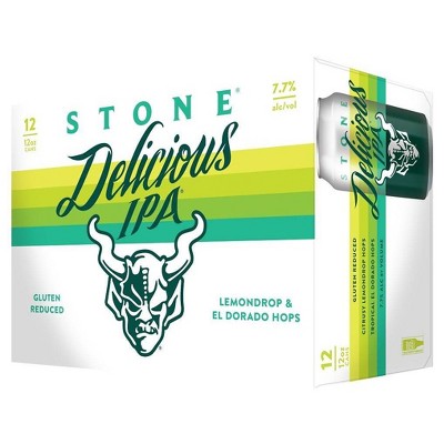 Stone Delicious IPA Beer - 12pk/12 fl oz Cans