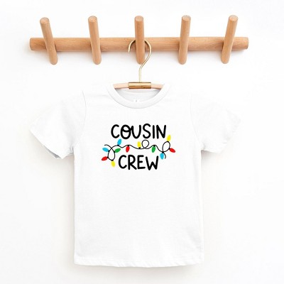 The Juniper Shop Cousin Crew Lights Toddler Short Sleeve Tee - 5T - White