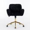 NicBex Luxury Velvet Swivel Office with Reclining Back,Chic Height Adjustable Ergonomics Computer Chair with Wheels,Versatile Vanity Chairs - 2 of 4