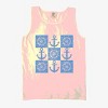 Simply Sage Market Anchor Wheel Grid Garment Dyed Tank - 3 of 3
